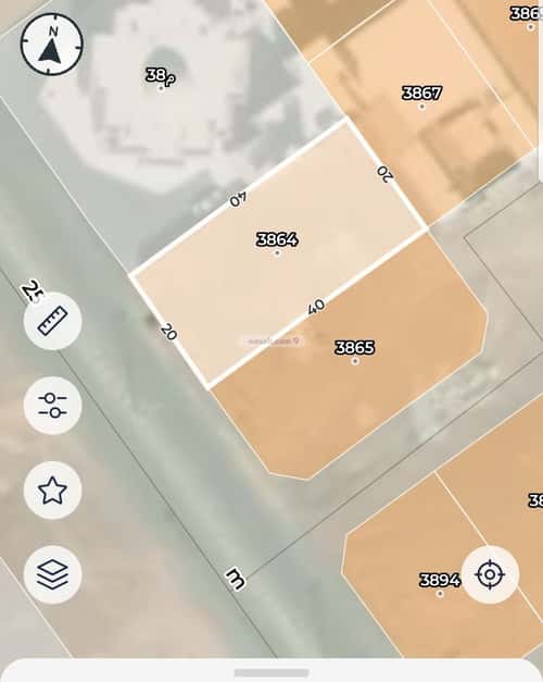 Land 800 SQM Facing West on 25m Width Street Industrial City, Madinah