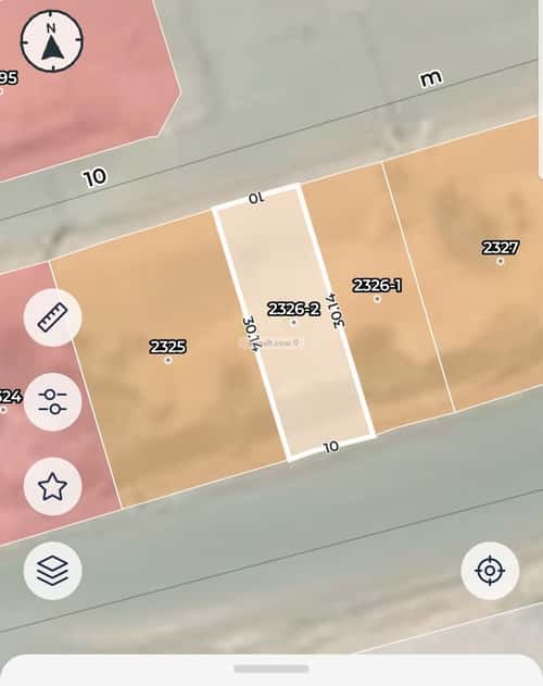 Land 300 SQM Facing North on 20m Width Street Al Haya Industrial, Madinah