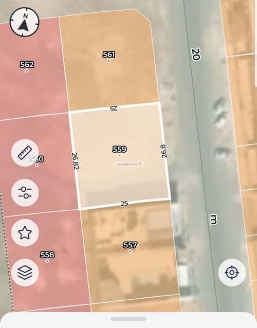 Land 666.75 SQM Facing East on 20m Width Street Al Salam, Madinah