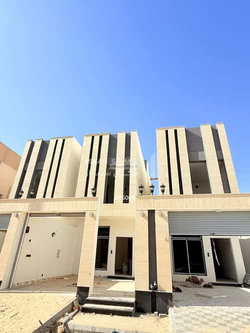 Villa 224.39 SQM Facing South on 24m Width Street King Fahad Dist, Aldammam