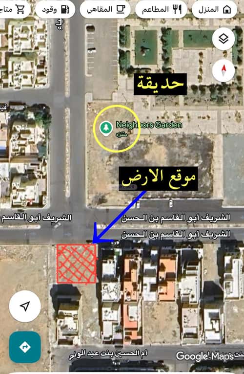 Land 450 SQM Facing North on 25m Width Street Al-Riyadh, North Jeddah, Jeddah