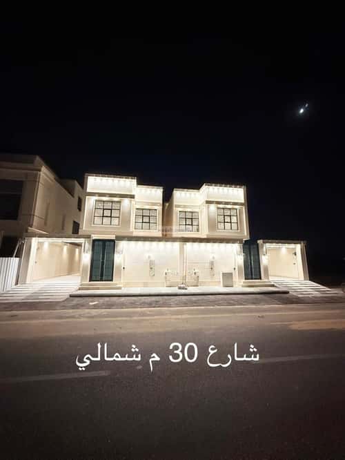 فيلا 427.81 متر مربع شمالية على شارع 30م الشعلة، الدمام