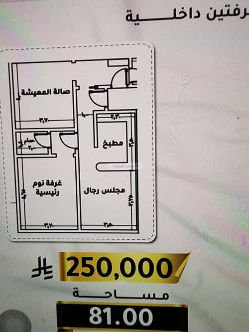 شقة بغرفتين الجامعة، جنوب جدة، جدة