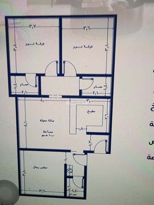 شقة ب 3 غرف الجامعة، جنوب جدة، جدة