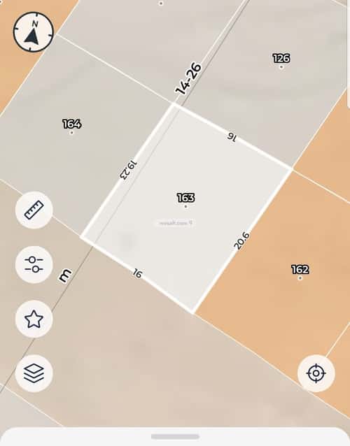 Land 315 SQM Facing South on 20m Width Street Al-Hassa, Madinah