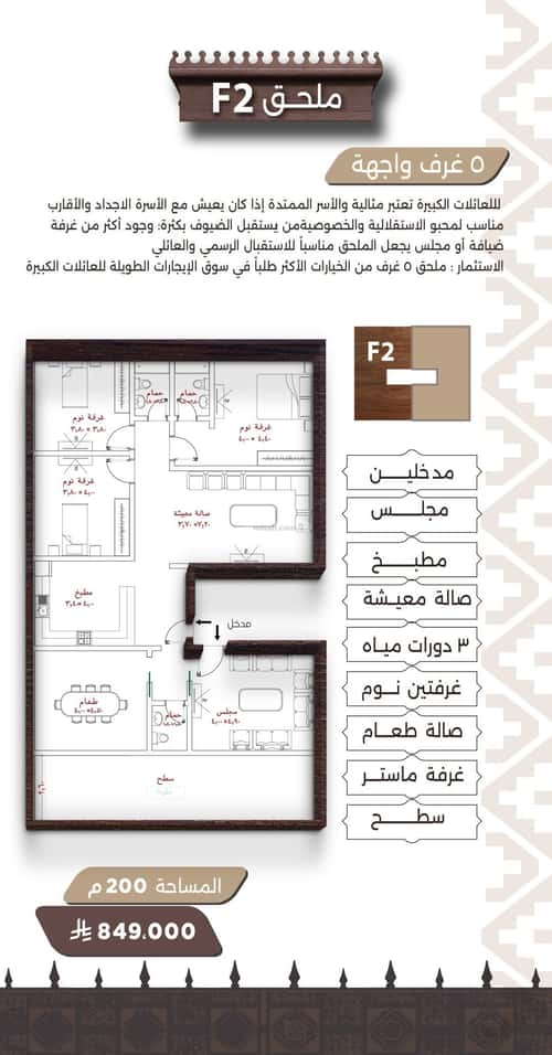شقة 575 متر مربع ب 5 غرف النعيم، شمال جدة، جدة
