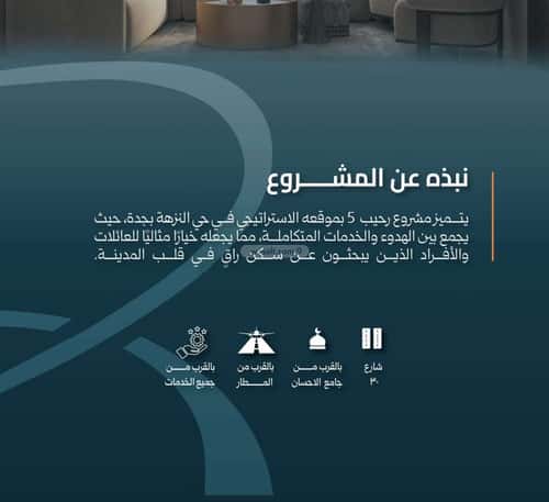 Apartment 624 SQM with 4 Bedrooms Al Nuzha, North Jeddah, Jeddah