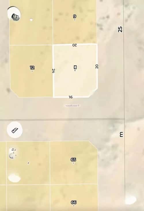 Land 595 SQM facing East on 25m width street حي الربوة - بقيق، بقيق