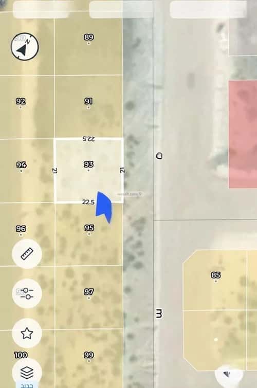 أرض 450 متر مربع شرقية على شارع 20م حي قرطبة - بقيق، بقيق