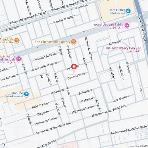 فيلا 1813 متر مربع جنوبية على شارع 12م الأندلس، شمال جدة، جدة