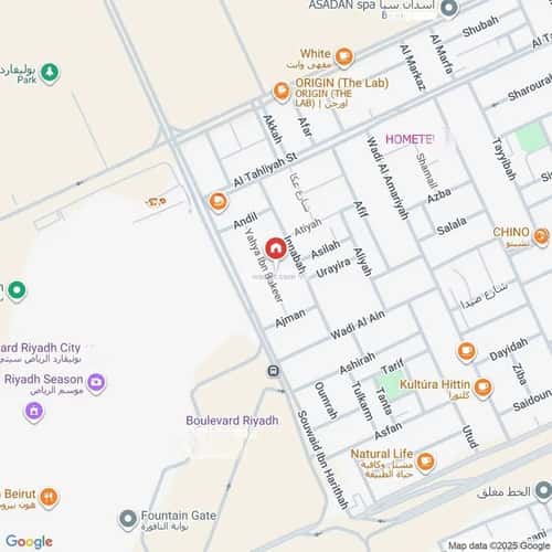 فيلا 450 متر مربع غربية على شارع 20م حطين، شمال الرياض، الرياض