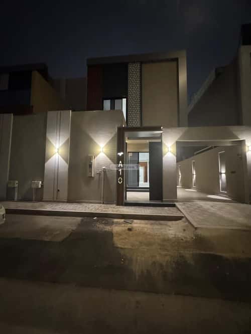 Villa 264.56 SQM Facing West on 20m Width Street Qurtubah, East Riyadh, Riyadh