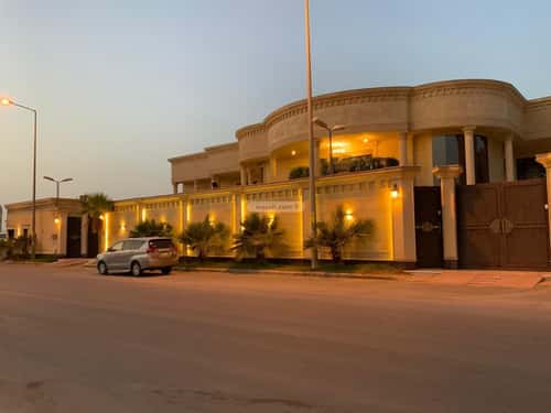 Villa 1000 SQM Facing West on 20m Width Street Al-Hamra, East Riyadh, Riyadh