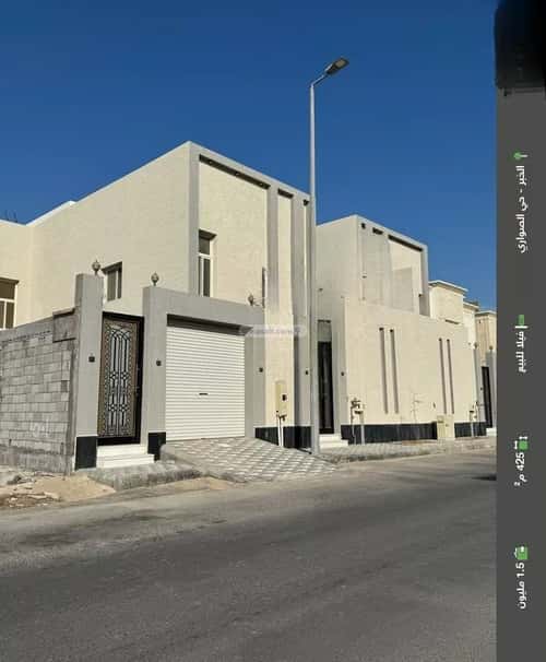 فيلا 425.1 متر مربع جنوبية على شارع 15م الصواري، الخبر