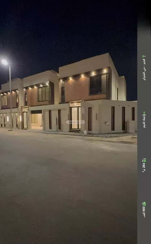 Villa 284.21 SQM Facing East on 20m Width Street Al Sheraa, Khobar