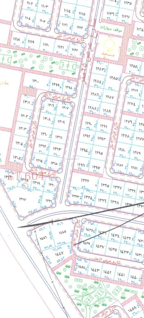 Land 434 SQM Facing East on 25m Width Street Al-Ghadeer, North Jeddah, Jeddah