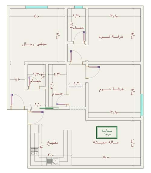 شقة 759 متر مربع ب 3 غرف الصواري، شمال جدة، جدة