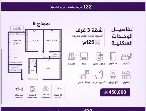 Apartment 2436 SQM with 3 Bedrooms Al Faiha|A, South Jeddah, Jeddah