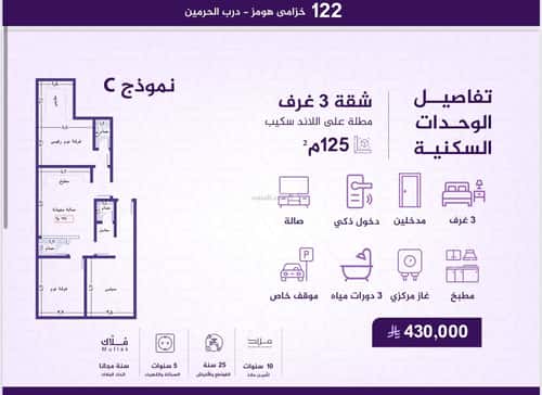 شقة 2436 متر مربع ب 3 غرف الفيحاء، جنوب جدة، جدة