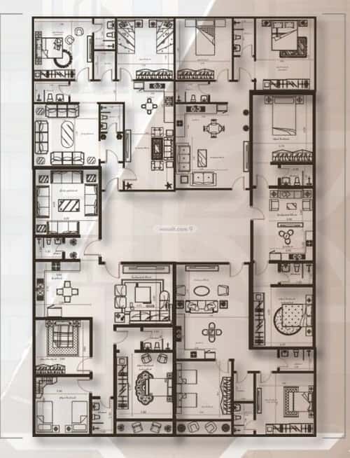 Apartment 630 SQM with 3 Bedrooms Al Nahdah, North Jeddah, Jeddah