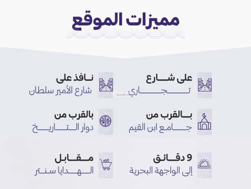 شقة 1160 متر مربع بغرفتين الزهراء، شمال جدة، جدة