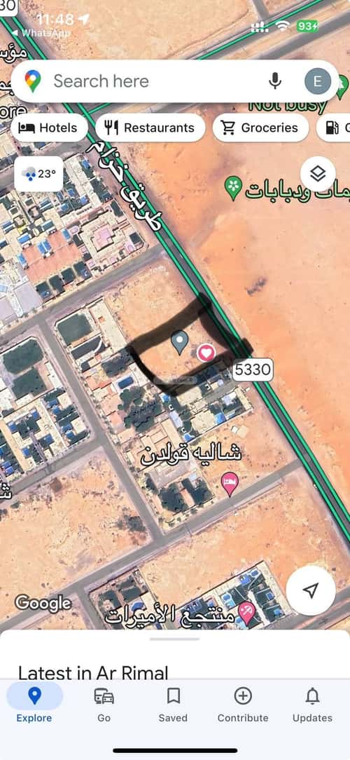 Land 2796.25 SQM Facing East on 36m Width Street Ar-Rimal, East Riyadh, Riyadh