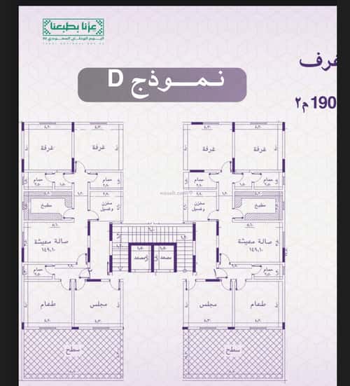 Apartment 500 SQM with 4 Bedrooms Al Naeem, North Jeddah, Jeddah