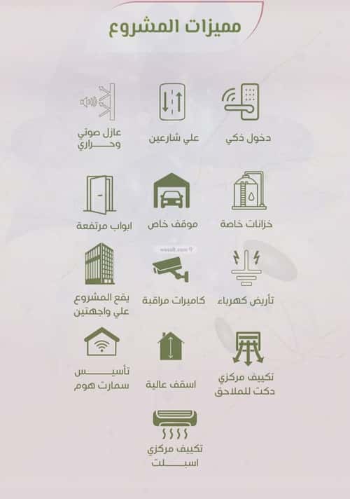 شقة 1040 متر مربع ب 4 غرف الروضة، شمال جدة، جدة