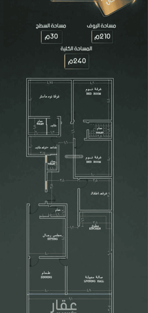 Apartment with 4 Bedrooms Al Nahdah, North Jeddah, Jeddah