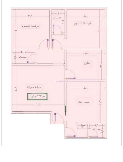 شقة ب 3 غرف الجامعة، جنوب جدة، جدة
