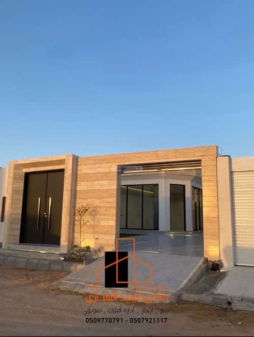 استراحة 260 متر مربع غربية على شارع 15م النقيب الجنوبي، بريدة