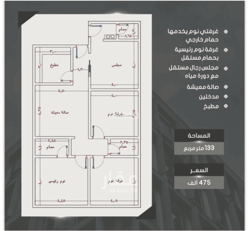 Apartment with 4 Bedrooms Al Swaryee, North Jeddah, Jeddah