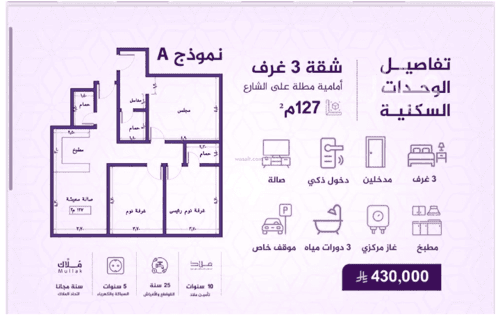 Apartment with 3 Bedrooms Al Faiha|A, South Jeddah, Jeddah