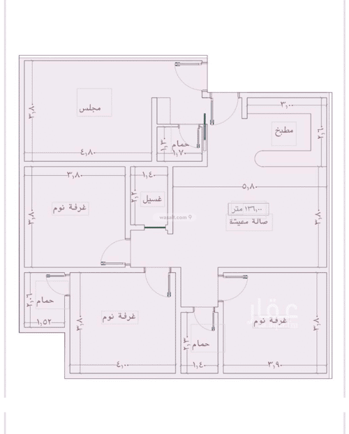 Apartment with 4 Bedrooms Al Wahah, East Jeddah, Jeddah