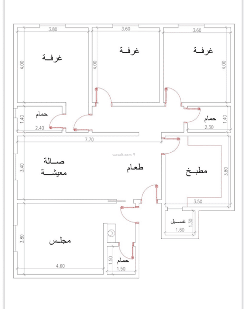 Apartment with 4 Bedrooms Al Nuzha, North Jeddah, Jeddah