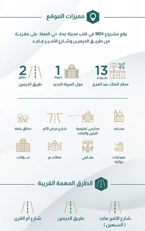 شقة 759 متر مربع ب 4 غرف الصفاء، شمال جدة، جدة