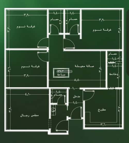 Apartment 360 SQM with 4 Bedrooms Al Nuzha, North Jeddah, Jeddah