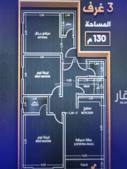 شقة ب 3 غرف النهضة، شمال جدة، جدة