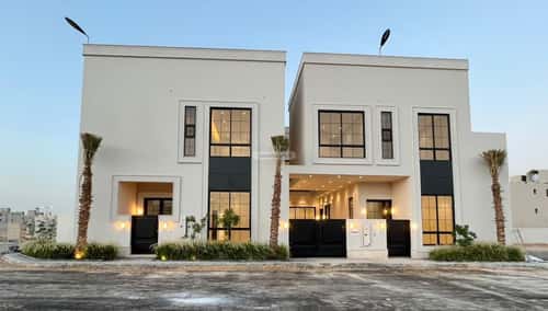 Villa 336.23 SQM Facing North West on 20m Width Street Al-Mahdiyah, West Riyadh, Riyadh