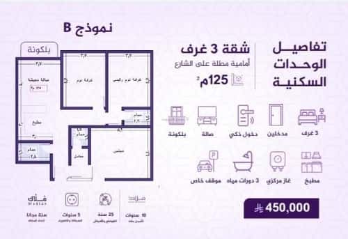 Apartment 2436 SQM with 3 Bedrooms Al Faiha|A, South Jeddah, Jeddah