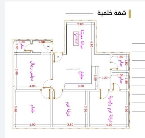 شقة 650 متر مربع ب 4 غرف النزهة، شمال جدة، جدة