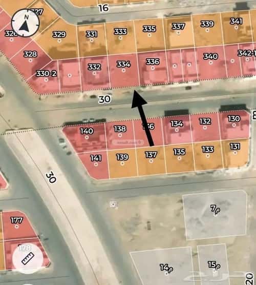 Land 780 SQM Facing South on 30m Width Street Al Salam, Madinah