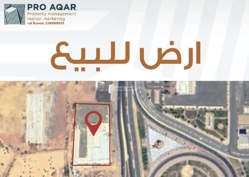 أرض 11161.51 متر مربع غربية على شارع 14م عسفان، عسفان