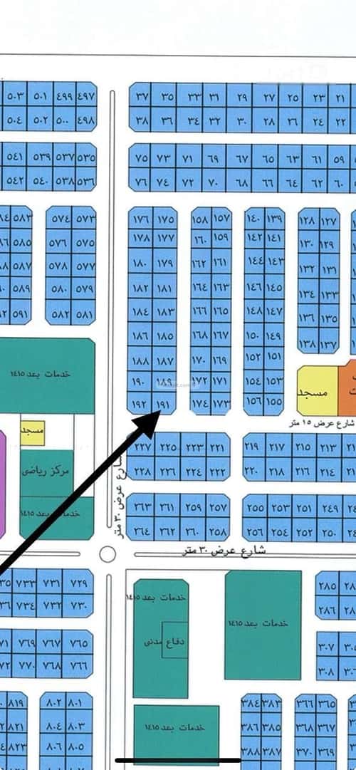 أرض 625 متر مربع جنوبية غربية على شارع 15م الياقوت، شمال جدة، جدة