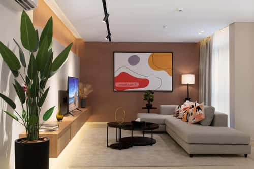 شقة مفروشة 3520 متر مربع بغرفتين العليا، وسط الرياض، الرياض