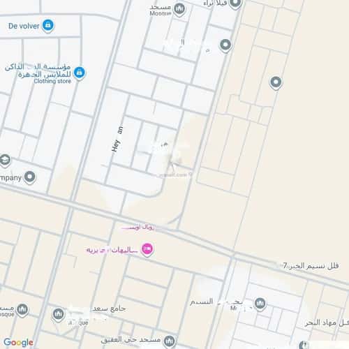 Villa 1000 SQM Facing West on 20m Width Street Al Lo'A Lo'A, Khobar