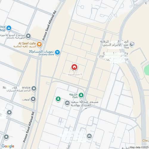 Land 497 SQM Facing South East on 20m Width Street Al Husam, Aldammam