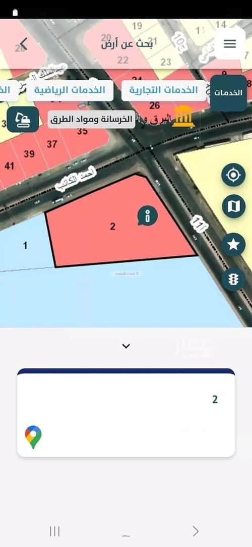 Land 6074 SQM facing North East on 30m width street الأثير، الدمام