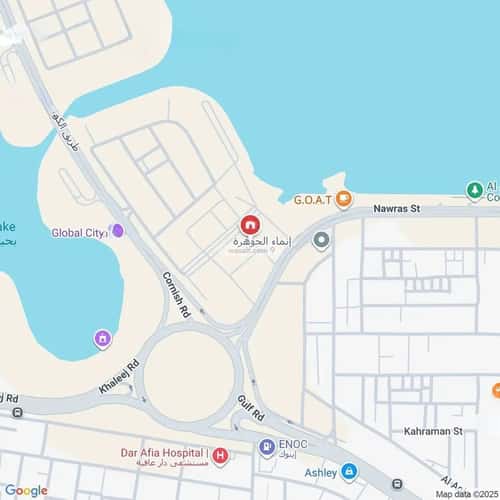 Land 600 SQM Facing South East on 20m Width Street Al Jawhrah, Aldammam