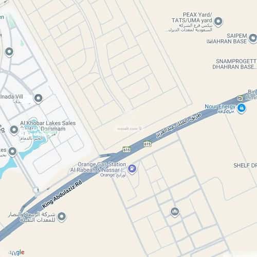 Land 5285 SQM Facing South on 100m Width Street Al Shooalah, Aldammam